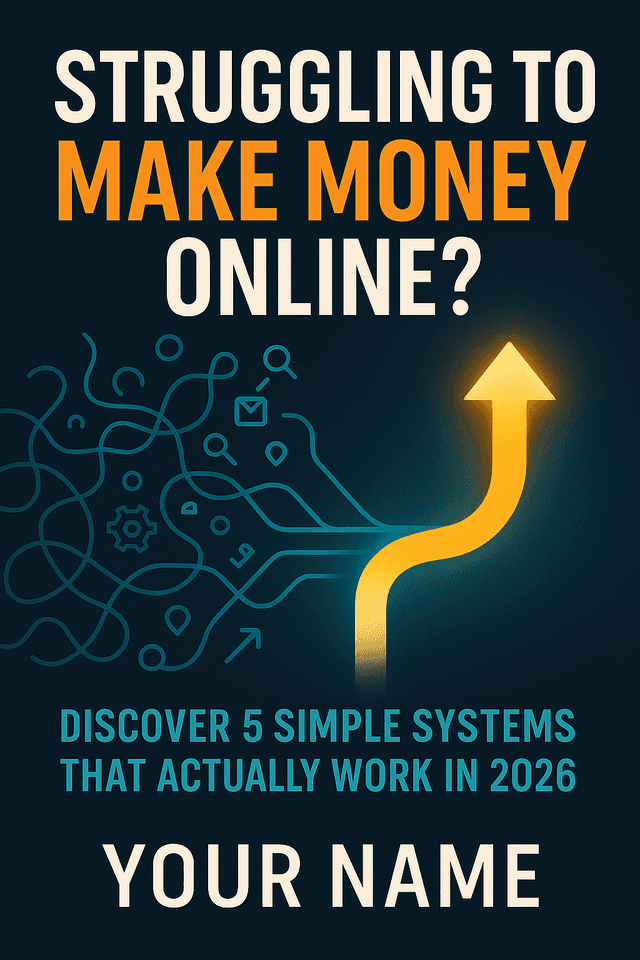 Cover of Struggling to Make Money Online? Discover 5 Simple Systems That Actually Work in 2026