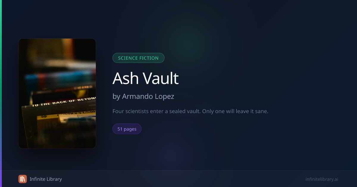 Ash Vault by Armando Lopez | Infinite Library