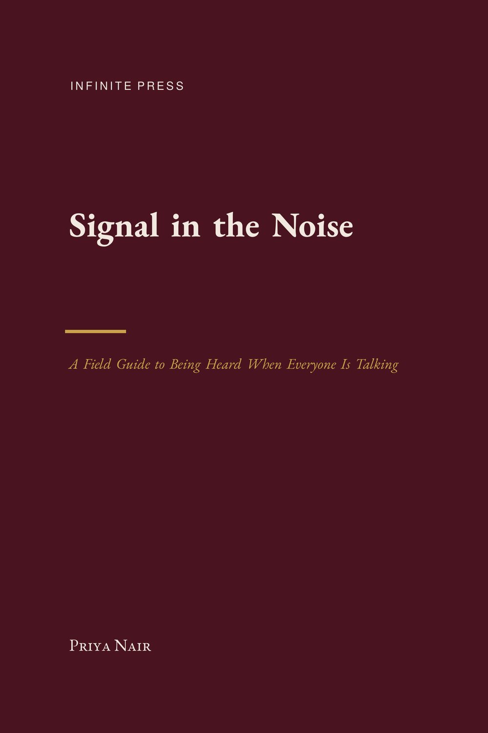 Signal in the Noise — book cover