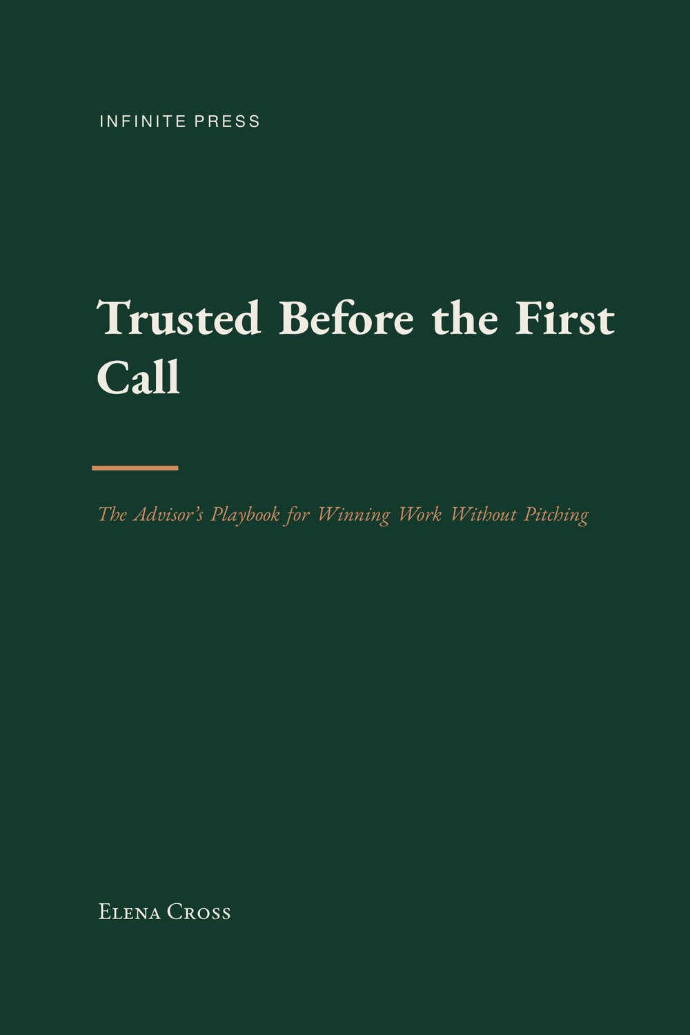 Trusted Before the First Call — book cover